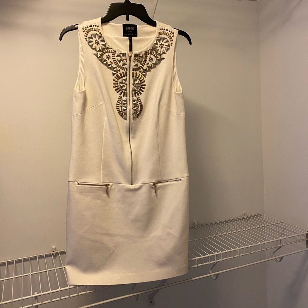 Laundry cream colored dress